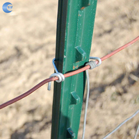 Poste de valla galvanizado verde marrón poste de valla de metal de precio competitivo de 6,5 pies/7 pies/8 pies/10 pies