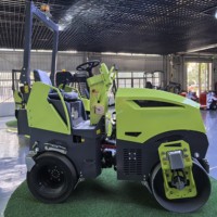 DynoMach LZ3000 Compacteur à double rouleau vibrant de 3 tonnes avec valves Changchai HYDAC et pompe hydraulique Huade, haute efficacité pour travaux de terrassement