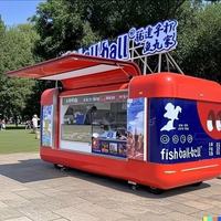 Vente de Grands Food Trucks avec Capsules en Acier Inoxydable 304 et Cuisine Complète, Remorque de Cuisine Mobile