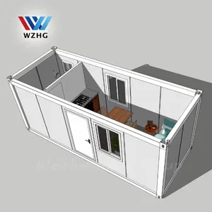 A buon mercato prezzo prefabbricata 20 40ft ufficio portatile cabina case modulare container di trasporto ufficio per la vendita