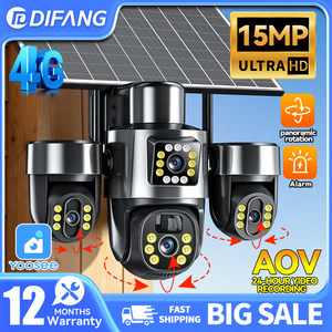 กล้องวงจรปิด <span class=keywords><strong>YOOSEE</strong></span> 4G AOV Solar รุ่นใหม่ พร้อมแผงโซลาร์เซลล์ ความละเอียดสูงแบบ HD 3 เลนส์ สำหรับระบบรักษาความปลอดภัยภายในบ้าน - Product Image 1