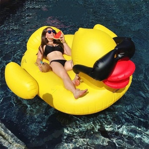 Swimming Pool Toys Duck Swim Ride-On Floats Inflatable Animal Pool Float for Adults Summer <b>Play</b> Inflatable Ride-on - Product Image 4