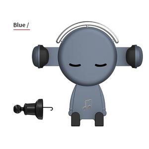 Support de téléphone universel créatif en ABS pour voiture avec rotation à 360° et navigation par gravité pour grille d'aération - Product Image 6