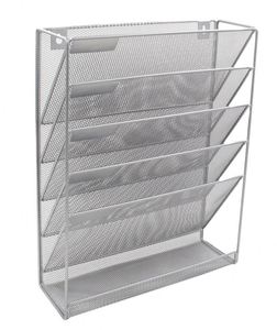 Metal Mesh Wall <b>File</b> Organizer Holder Mesh Hanging Paper <b>Document</b> Holder - Product Image 2