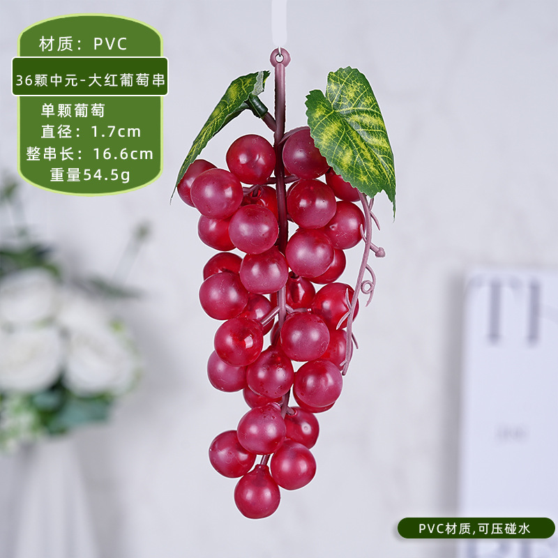 36 grappes de raisin rouge
