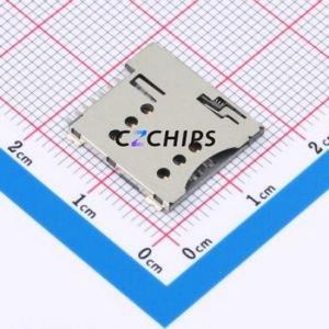 ASIM-H135-7P <b>SIM</b> <b>Card</b> Connector SMD Connector Self-Return Type Micro <b>SIM</b> <b>Card</b> <b>Card</b> <b>Holder</b> 1.35mm - Product Image 1