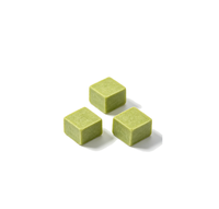 Mini chocolat cru au matcha, chocolat vert de style japonais, boîte cadeau personnalisée