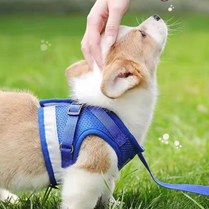 Vente en gros Harnais réversible en maille pour chien motif laisse imprimée de luxe Bandana Harnais pour chien - Product Image 4