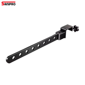 SANIPRO Séchoir pliant <span class=keywords><strong>mural</strong></span> sans perçage en alliage d'aluminium, à un seul niveau, avec clip de fixation pour barre de protection de fenêtre, antivol - Product Image 1