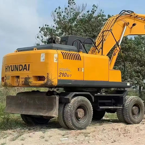 Excavadora de Ruedas Usada Hyundai 210w-7 de Corea -9 220-7 -9 21 Toneladas 22 Toneladas Maquinaria de Construcción de Segunda Mano de Alta Calidad de China - Product Image 1