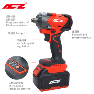 Ready Ship 21V 2000mAh Li-ion <b>Battery</b> Powered Brushless Cordless Impact Wrench High Performance 3/8 Drive 550Nm Torque ACZ-6168B - Product Image 6
