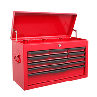 Boîtes à outils et coffres à outils commerciaux en gros à 9 tiroirs à ouverture supérieure pour solution de rangement de garage