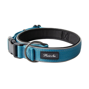 <span class=keywords><strong>Collar</strong></span> de nailon para perro, accesorio no elástico, duradero y ligero, reflectante, acolchado, de entrenamiento, de lujo - Product Image 1