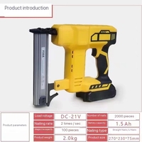 Couleur personnalisée batterie Li-ion puissance industrielle F30 Brad cloueuse 422J/1022J agrafeuse pistolet pour le travail du bois et des meubles outil