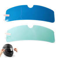 Película Protectora para Casco de Motociclismo con Alta Transparencia y Antideslumbrante, Sistema de Película Desprendible Compatible