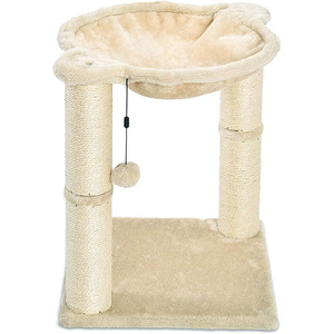 2025 productos para mascotas gatito gato árbol juguetes Sisal rascador de alta calidad árbol duradero para gatos con bola de Sisal colgante - Product Image 1