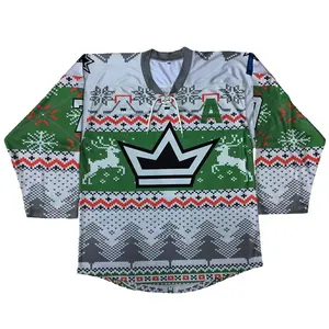 Nuovo disegno su ordine all'ingrosso xxs hockey su ghiaccio jersey