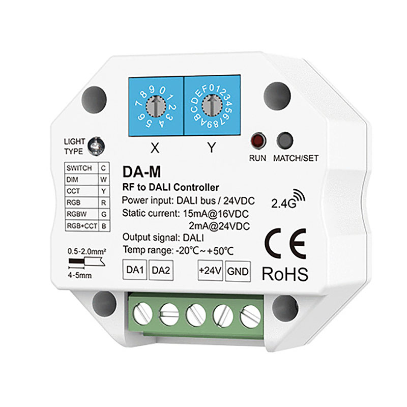 Blanco RF al convertidor de DALI