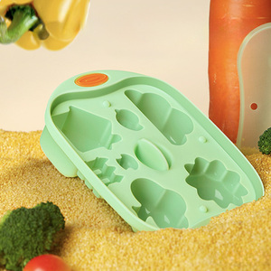 Nouveau moule à gâteau en silicone personnalisé de haute qualité pour aliments pour bébés, 7 compartiments, pour congélation - Product Image 3