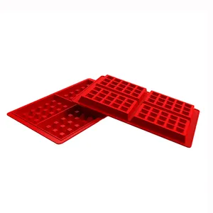 Hot Sale At Low Prices Reusable Silicone Waffle Mold Cake Mold for Pastry Tool