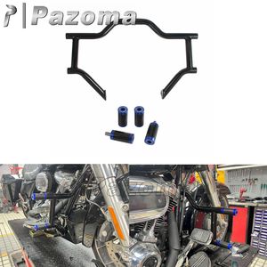 Repose-pieds de moto pour autoroute, barre anti-chute à 2 marches, cage de protection du moteur pour Harley Touring Road King Street Glide Electra Glide <span class=keywords><strong>CVO</strong></span> <span class=keywords><strong>2009</strong></span>+ - Product Image 4