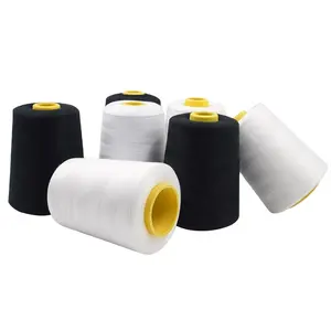 Alta tenacidad sostenible impermeable 40/2 100% hilo de coser de poliéster hilado barato 100% nailon/hilo de NYLON de poliéster para coser