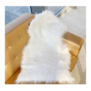 Sample Support Home Washable Soft <strong>Carpets</strong> Rugs Living Room Fake Sheepskin Fur White Color Wool Floor MAT Fur Area Rugs &amp; Sets - Product Image 1