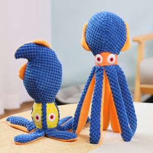 <strong>Dogs</strong> for Squeak <strong>Dog</strong> Chew <strong>Toy</strong> Stuffed Plush Squid <strong>Toy</strong> Durable <strong>Octopus</strong> Plush <strong>Dog</strong> <strong>Toys</strong> - Product Image 1