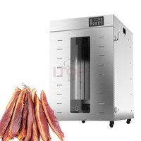 Machine de séchage de saucisses et de bacon domestique à vente rapide, 25 kg/fois, sécheuse alimentaire industrielle pour viande de bœuf séchée