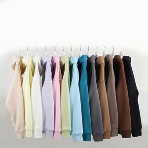 H5579 YUNZUO Sweat-shirts doublés en polaire Spandex/Polyester 345 g/m² à impression numérique pour femmes et hommes – Collection Automne - Product Image 3