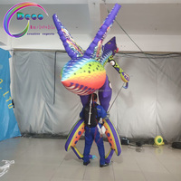Costume de Mantis Gonflable Coloré Costume d'Insecte Gonflable Costume Gonflable Marchant