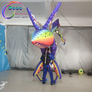 Costume de Mantis Gonflable Coloré Costume d'Insecte Gonflable Costume Gonflable Marchant - Product Image 2