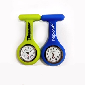 New Arrival Promotional Custom <strong>Silicone</strong> Waterproof Doctor Pocket <strong>Watches</strong> Clip Hang Medicine Clock With Timer - Product Image 2