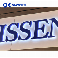 Panneaux LED 3D d'intérieur DakeSign pour bureaux, commerces, enseignes rétroéclairées, éclairage décoratif, signalisation directionnelle, affichage