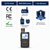 KENEARD KE-912 Talkie-walkie PoC 4G LTE Ultra Léger 99g 2000mAh 100H en veille Radio Push-to-Talk pour Restaurant, Commerce de Détail, Événements