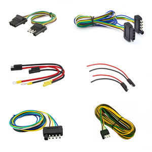 IATF16949, venta al por mayor, resistente, 2 vías, 4 vías, 5 vías, macho, hembra, enchufe de remolque, Conector de luz, Cable de alimentación de camión, fabricante de arnés de cableado - Product Image 1