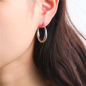 New Trendy Vintage Fashion Women Minimalist Jewelry Gold Plated Mini <strong>Plain</strong> Circle Hoop Round Earrings <strong>Ear</strong> <strong>Stud</strong> - Product Image 6