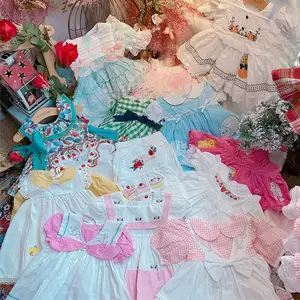 Günstige Großhandel gebrauchte Vintage gebrauchte Kleidung Kleidung Sommer Kinder Kleidung Kinder recycelt gemischte Marke Kleidung in loser Schüttung