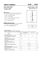Diodo de Disparo Bidireccional de Alto Voltaje Sidac K120-DO-41, 1A, 100mΩ RMS, Voltaje de Ruptura VRRM±90 VBO110V-130V IH 18-30, Personalizable
