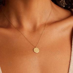 Collar con Colgante del Zodiaco de Oro de 14k y Plata S925, Joyería de Horóscopo, Productos Más Vendidos de Gemnel 2025 - Product Image 2