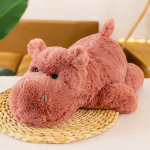 Statuette di leone morbido e carino per il commercio all'ingrosso, transfrontaliero nuovo stile elefante cartone animato dinosauro peluche giocattoli, <span class=keywords><strong>ippopotamo</strong></span> - Product Image 2
