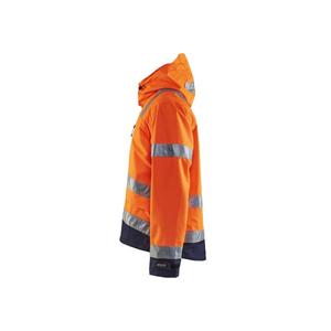 BLAKLADER - 483719775389M <b>Hi</b>-<b>Vis</b> Waterproof Jacket <b>Orange</b>/Navy blue - EAN 7330509231432 <b>HI</b>-<b>VIS</b> WORKWEAR - Product Image 5