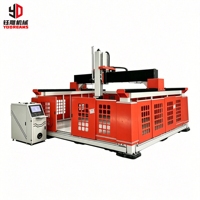 Máquina CNC de 5 Ejes para Tallado de Espuma, Escultura, Corte de Espuma, Fresado de Moldes de Madera 3D 4D 5D