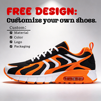 Offre spéciale, chaussures de marche confortables et décontractées pour hommes, chaussures de course respirantes personnalisées pour hommes, semelles épaisses, baskets antidérapantes pour hommes