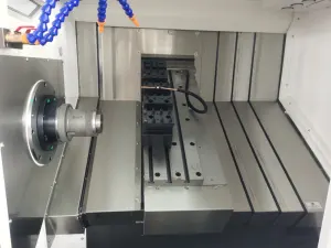 X4540 Hoge Kwaliteit Hoge Precieze Draaiende Centrum Schuine Bed Snijden Frezen Cnc Draaibank Metalen Machine