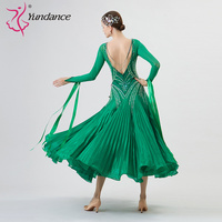 B-22269 personnalisé nouvelle robe de danse de salon standard international robes de danse de salon en soie perlée de haute qualité à vendre