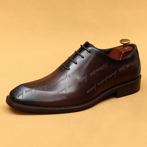Zapatos de Vestir de Cuero para Hombre, Oxfords de Cuero de Grano Completo, Zapatos de Boda de Estilo Británico de Alta Gama - Product Image 2