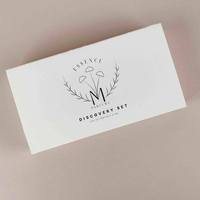 Mini flacon de parfum biodégradable écologique imprimé sur mesure, échantillon de 2 ml, impression quadricolore, découpe, marquage à chaud, boîte en papier