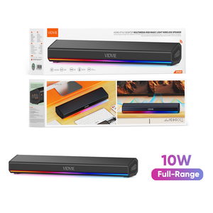 Altavoz Inalámbrico VIDVIE para Gaming con Woofer <span class=keywords><strong>de</strong></span> Bajos y Luces RGB Mágicas, Barra <span class=keywords><strong>de</strong></span> <span class=keywords><strong>Sonido</strong></span> Multimedia para Ordenador <span class=keywords><strong>de</strong></span> Sobremesa y Altavoces <span class=keywords><strong>de</strong></span> Rango Medio - Product Image 1