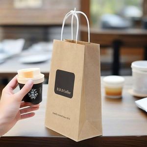 Fabricación de Bolsas de Papel a Buenos Precios, Bolsas de Papel para Alimentos con Logotipo Personalizado, Venta al por Menor - Product Image 2